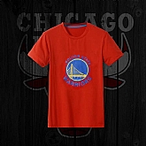 Men's Warriors Fresh Logo Red Short Sleeve T-Shirt FengYun,baseball caps,new era cap wholesale,wholesale hats